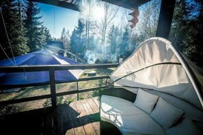 House, 3 Bedrooms, Smoking, Balcony | Exterior - In The Woods Lodge With hot tub Inside Puszcza Knyszyśnka - Two-bedroom Villa (Suprasl)
