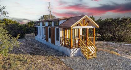 Pet-Friendly Farmhouse Tiny Home w/ Private Deck