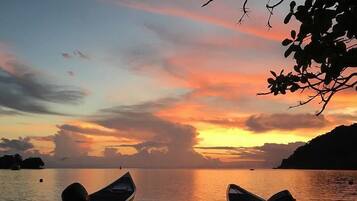 Front of property – evening/night