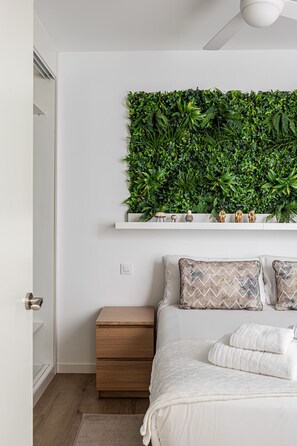 2 habitaciones, tabla de planchar con plancha y wifi gratis 