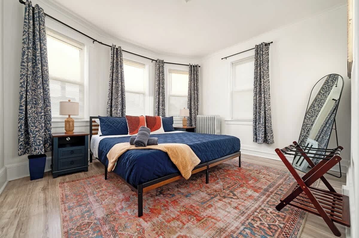 4 bedrooms, iron/ironing board, travel crib, WiFi