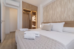 2 slaapkamers, een strijkplank/strijkijzer, gratis wifi, beddengoed
