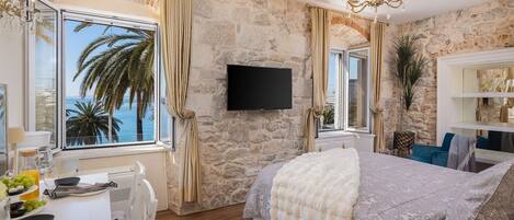 1 غرفة نوم ومكواة/لوح كي وواي فاي وملاءات أسرّة