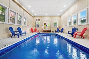 Piscine couverte, piscine chauffée