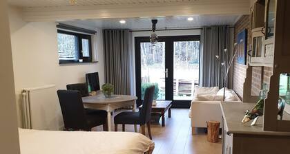 Spacious Studio, in wooded hiking/biking area. Near ASML.