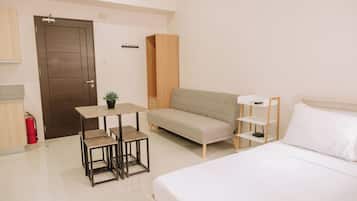 Apartamento, 1 habitación | Sala de estar