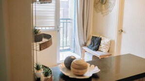 Apartment, 2 Schlafzimmer, Gartenblick | Innenbereich