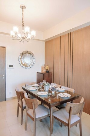 Apartment, 1 Schlafzimmer | Esszimmer