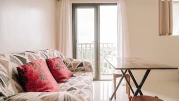 Lejlighed - 1 soveværelse - balkon | Stue