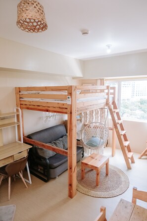 Condo, 1 Bedroom | 1 bedroom - Boho Charm in the City (Iloilo)