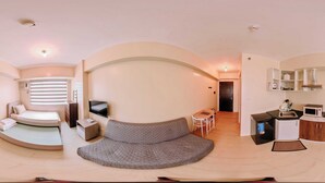 Condo, 1 Bedroom, Patio, Garden View | Living room