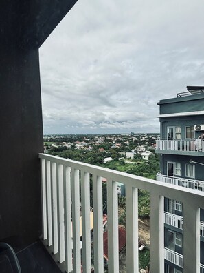 Condo, 1 chambre, balcon, vue sur le jardin | Balcon