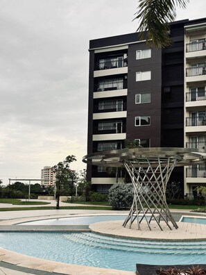 公寓客房, 1 間臥室, 露台 | 泳池 | 室外泳池