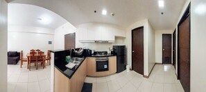 Apartamento, 2 habitaciones, balcón, vistas a la ciudad | Cocina privada