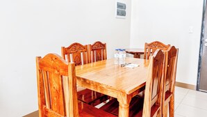 Apartment, 2 Bedrooms, Balcony, City View | Dining room - A Family Stay Like No Other (Iloilo)