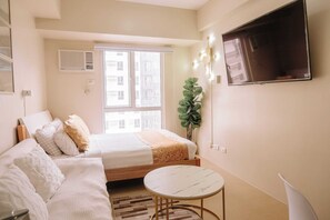 Condo, 1 habitación, con acceso para personas discapacitadas | Sala de estar