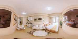 Apartment, 1 Schlafzimmer, barrierefrei | Wohnzimmer