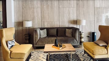 Studio, 1 chambre, balcon | Salle de séjour