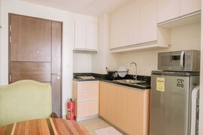 Studio, 1 phòng ngủ, ban công, quang cảnh thành phố | Nội thất
