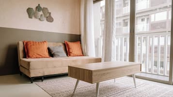 Quarto, 2 quartos | Sala de estar
