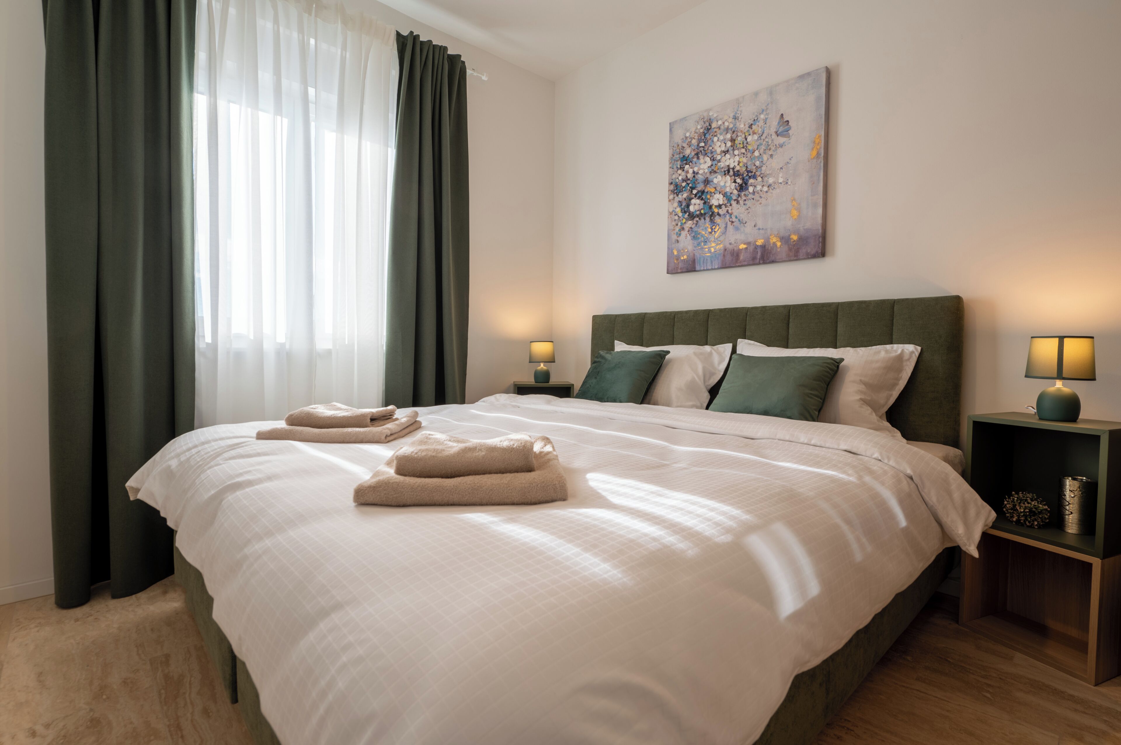 2 slaapkamers, wifi, beddengoed