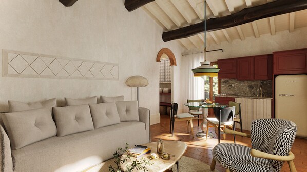 Classic Apartment, 1 Bedroom | Private kitchen | Full-sized fridge, oven, stovetop, dishwasher