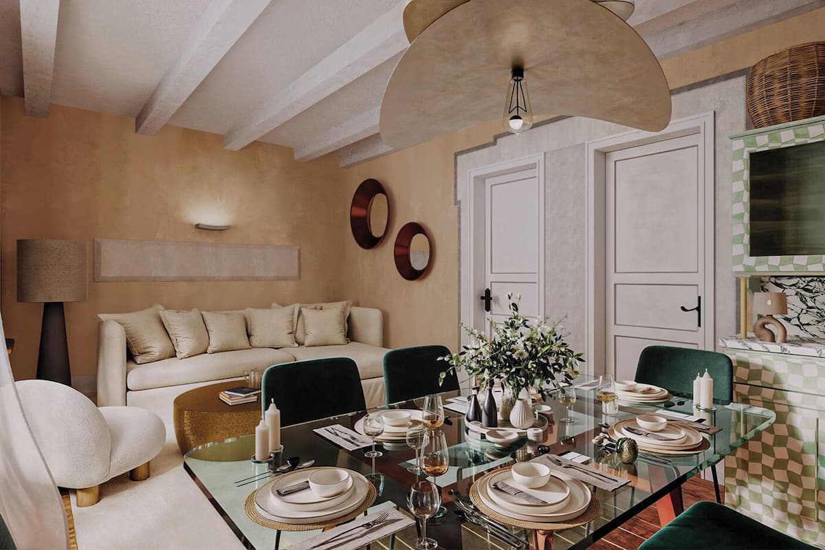 Departamento Confort, 3 habitaciones | Área de sala de estar