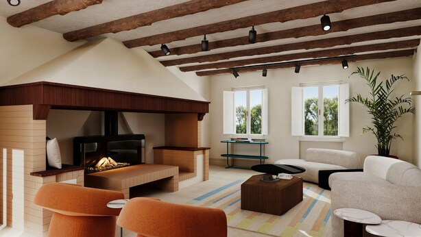 Premium Apartment, 3 Bedrooms | Living area - Borghetto Vitae (Montaione)