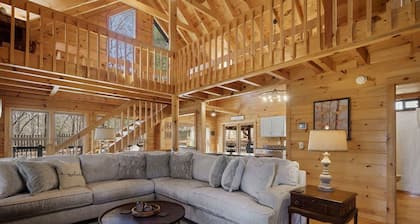 Spacious Luxury Lake Blue Ridge Forest Cabin an spa