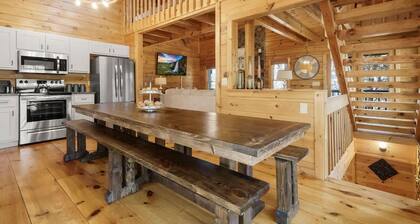 Spacious Luxury Lake Blue Ridge Forest Cabin an spa