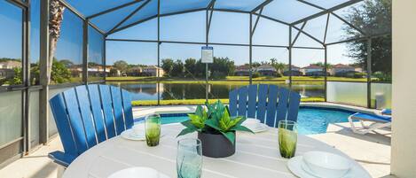 Piscina externa, piscina aquecida