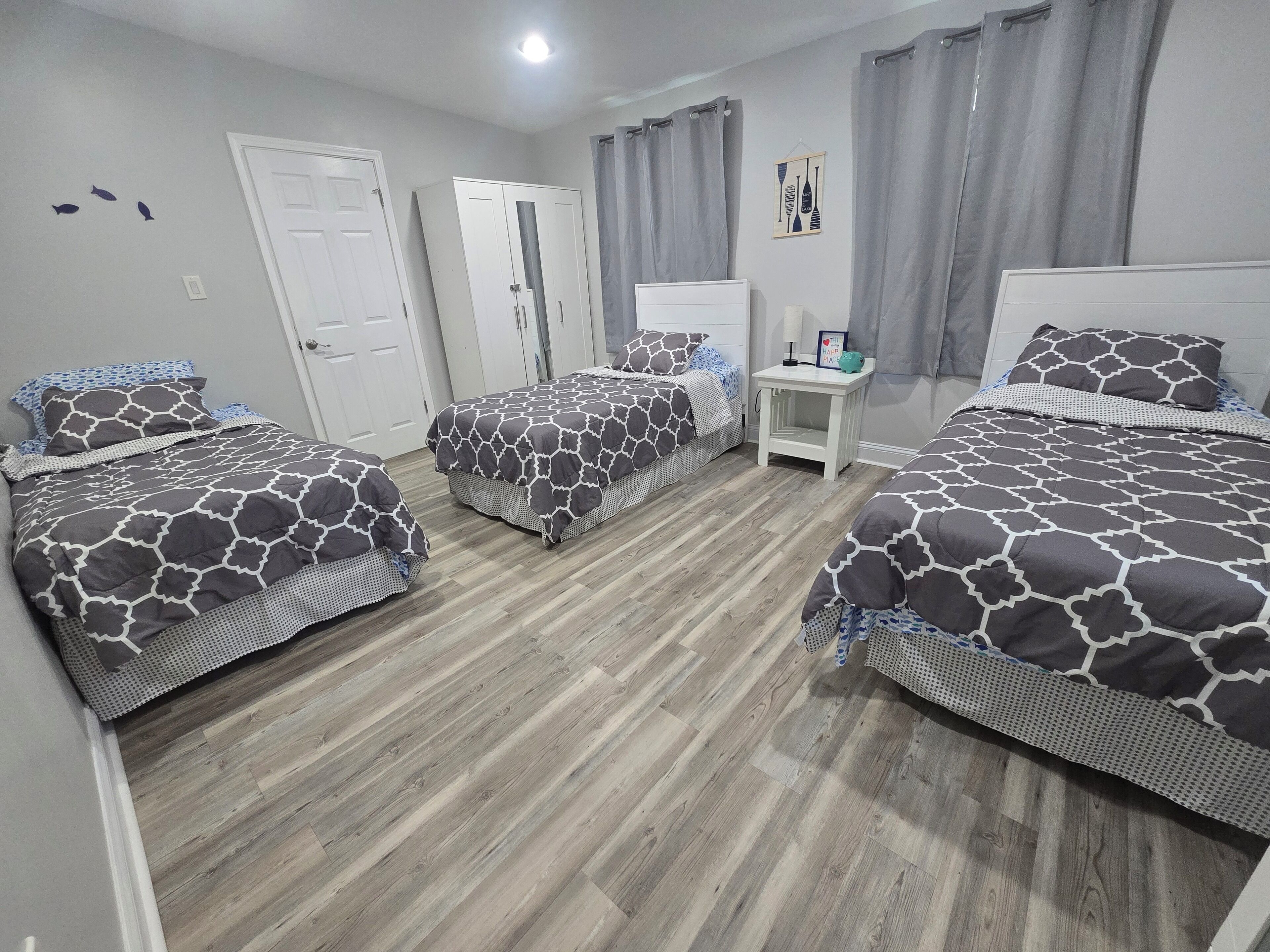 2 bedrooms, free WiFi, bed sheets, wheelchair access