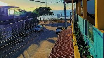 Vue depuis lâhĂ©bergement