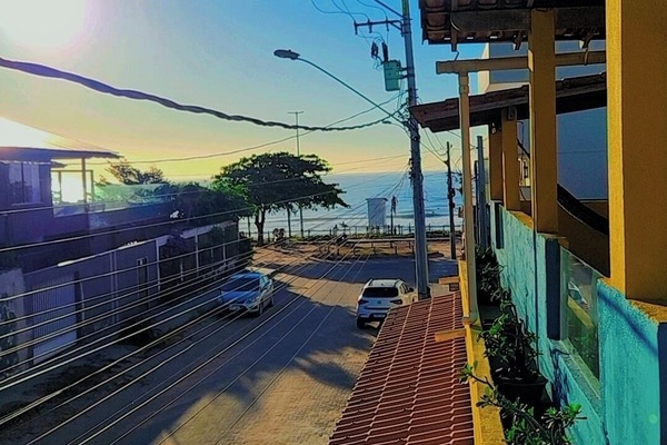 Blick von der Unterkunft