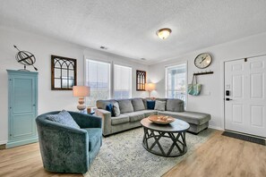 Ferienhaus, Mehrere Betten (The Claddagh Cottage) | Wohnbereich