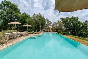 Pool - Beautiful  villa for 10 guests with A/C, WIFI, private pool, TV and panoramic view (Lilliano)