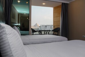 Chambre Deluxe Double ou avec lits jumeaux, balcon, vue montagne | Wi-Fi gratuit