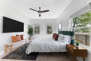 4 habitaciones, tabla de planchar con plancha y wifi gratis