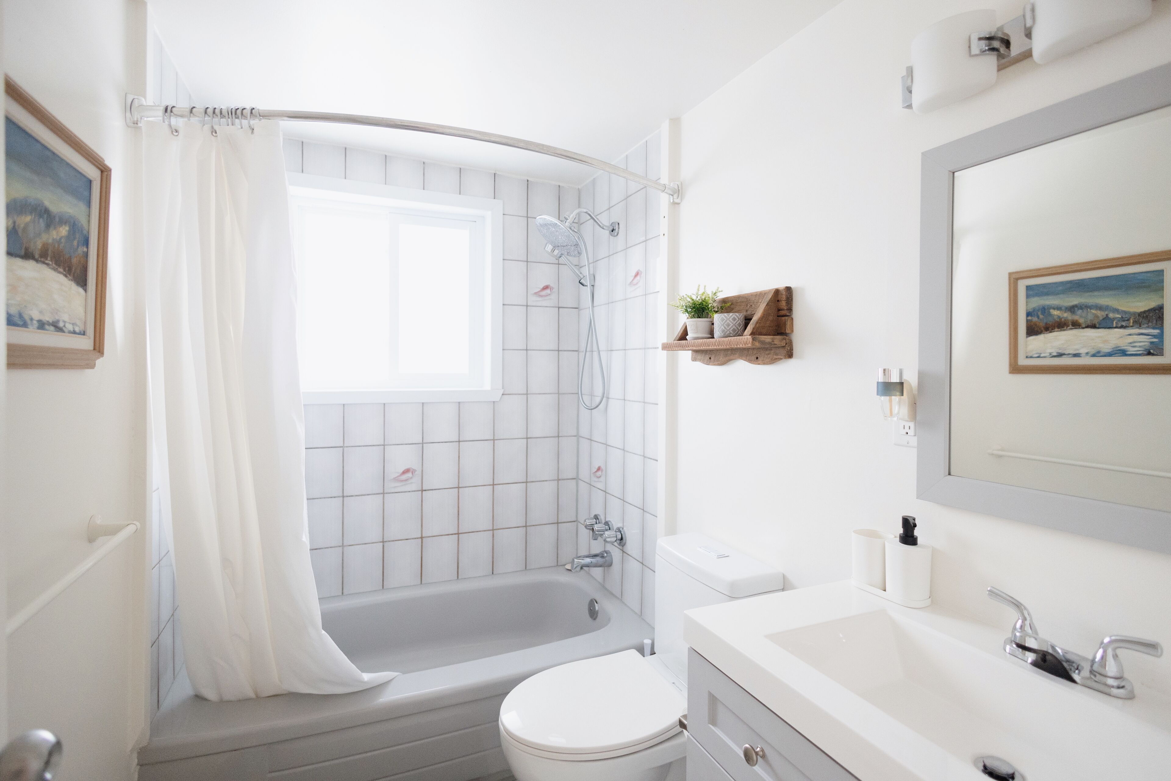 Hair dryer, towels