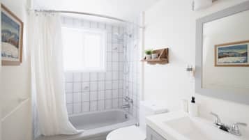 Hair dryer, towels
