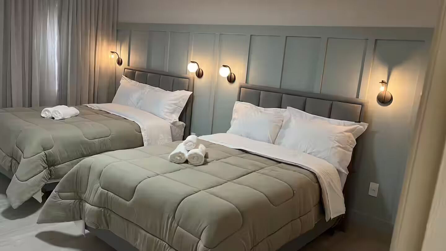 3 多间卧室、熨斗/熨衣板、WiFi、床单