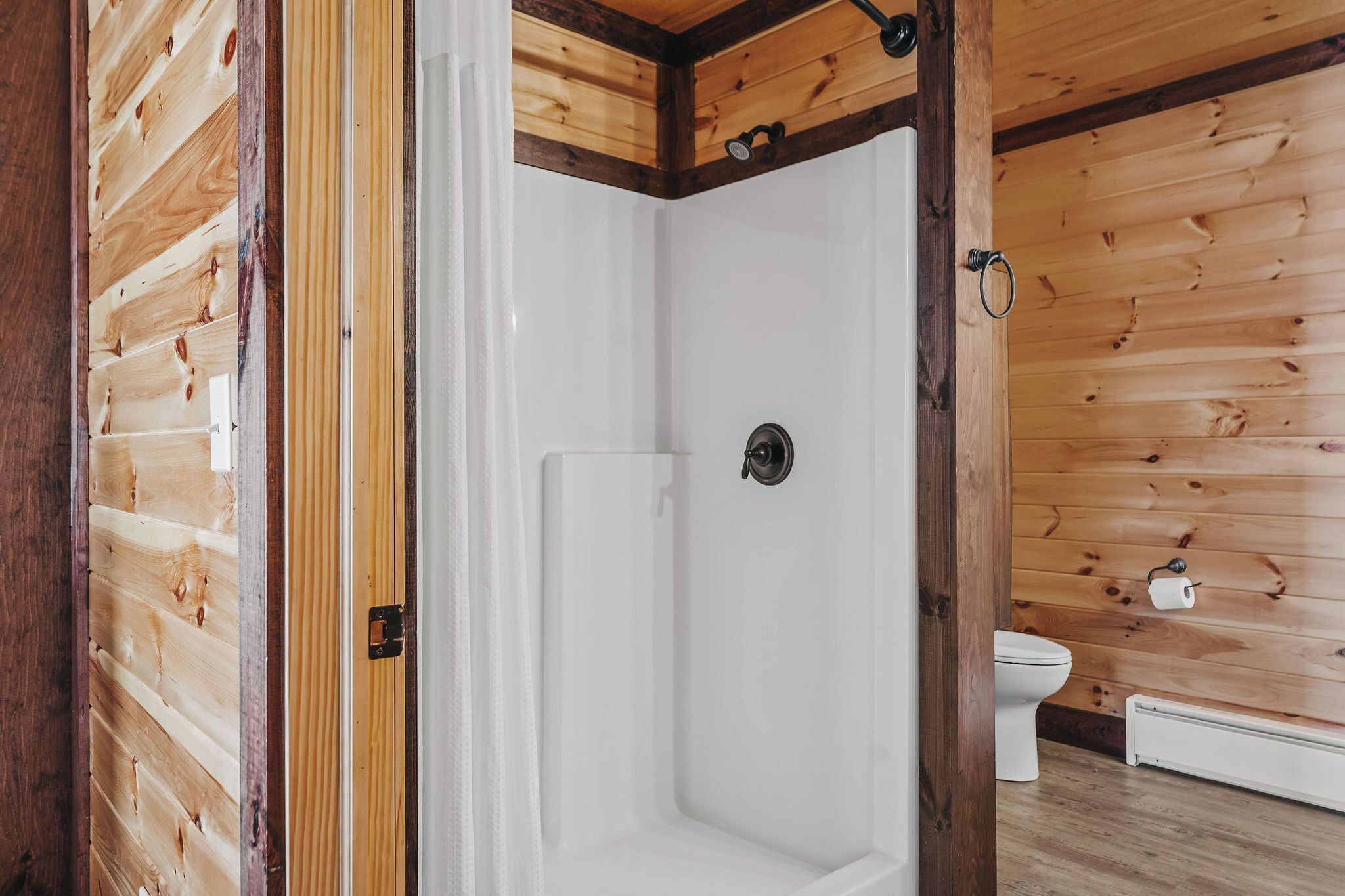 Towels, soap, shampoo, toilet paper