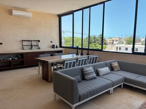 Living area - Holbox Midtown Suites (Isla Holbox)