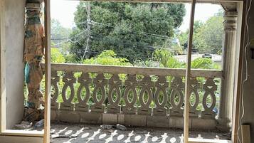 Shared Dormitory, 1 Bedroom, Smoking, Garden View | Balcony