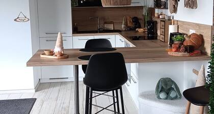 * Cosy apartment 10 minutes from Maastricht and its beautiful Meuse riverside walks