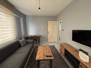 ファミリー コンドミニアム バルコニー シティビュー | リビング エリア | 32 インチのテレビ (衛星放送視聴可)