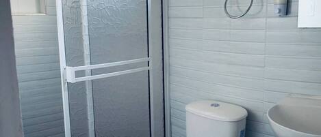 Towels, soap, toilet paper
