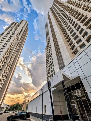 Căn hộ, 1 phòng ngủ, phù hợp cho người khuyết tật, ban công | Ngoại thất