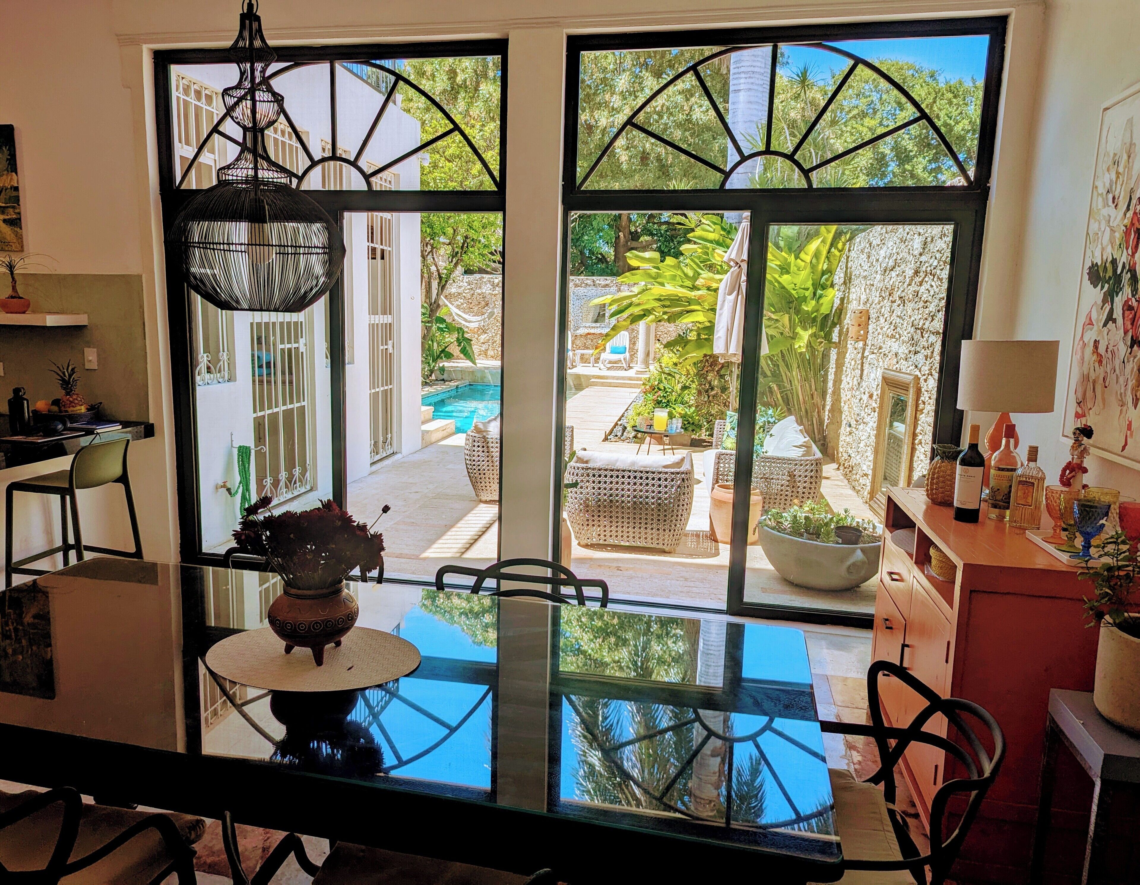 Dining Room view to patio