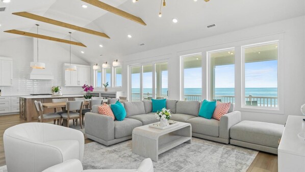 TV - Brand New | Oceanfront | Private Pool | Sleeps 22 (Holden Beach)